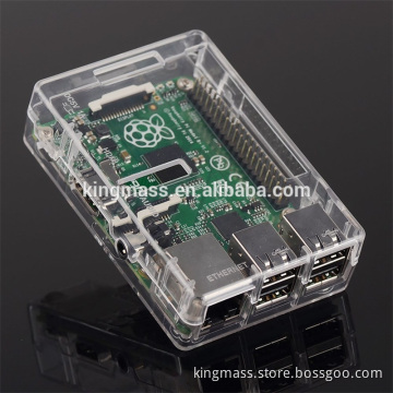 2016 New Product Enclosure RPI Raspberry Pi 2 b case with reserved GPIO slot